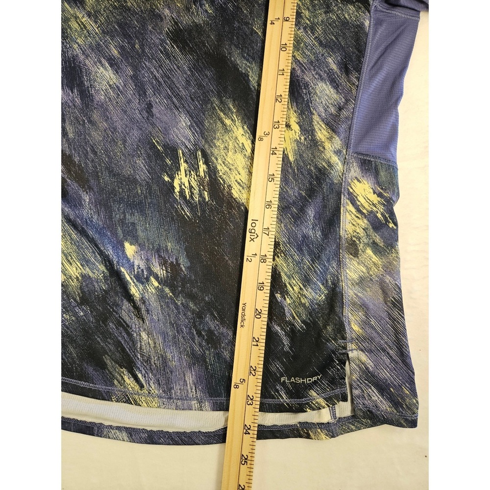 The North Face Womens FlashDry Athletic T-Shirt Purple Abstract Print Size M - Picture 5 of 5